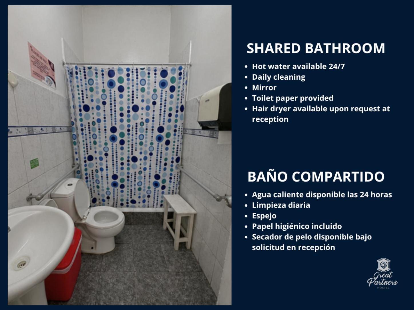 Habitación Doble con baño compartido - 2 camas
